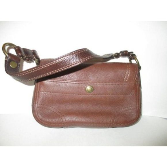 Coach Vintage Chelsea Brown Leather Saddle Stitching Satchel - Picture 2 of 6